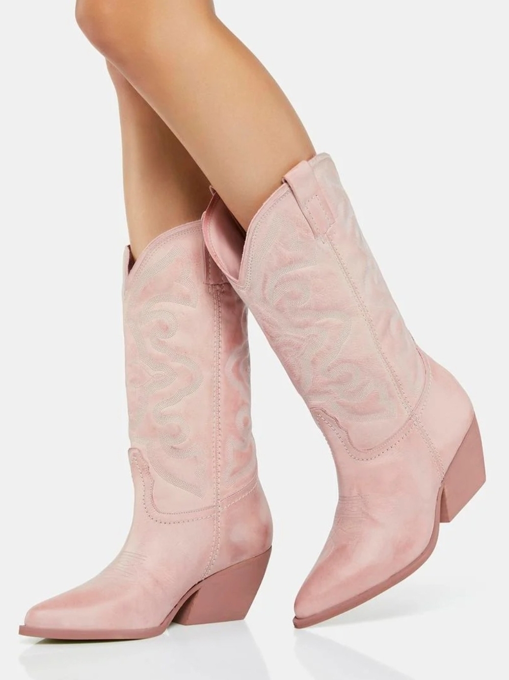 Pink West Cowboy Boots